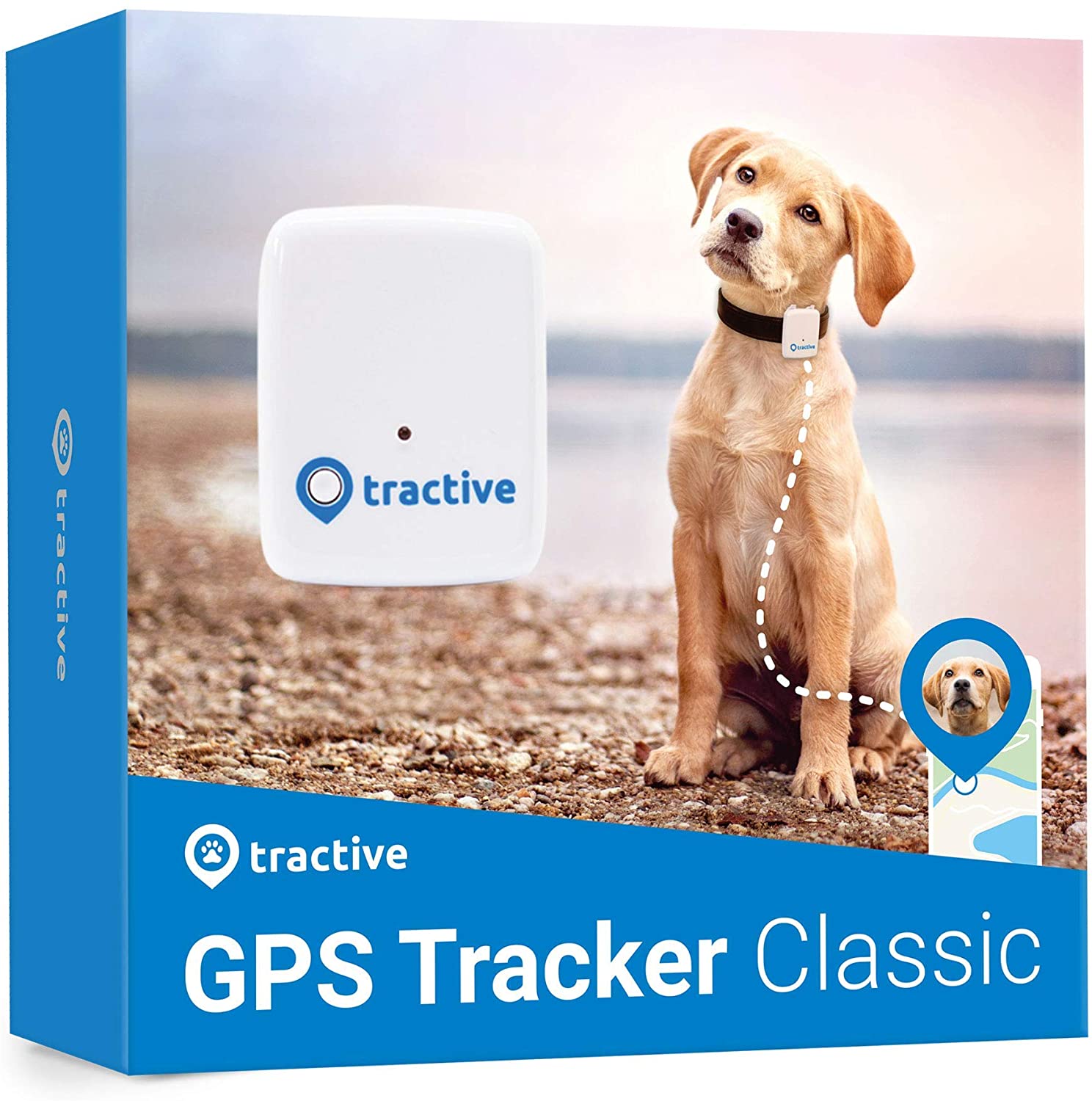 #1 - Tractive localizador GPS para perros con rastreador de rango ilimitado